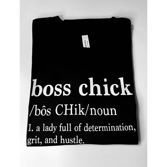 Black Boss Chick Tee