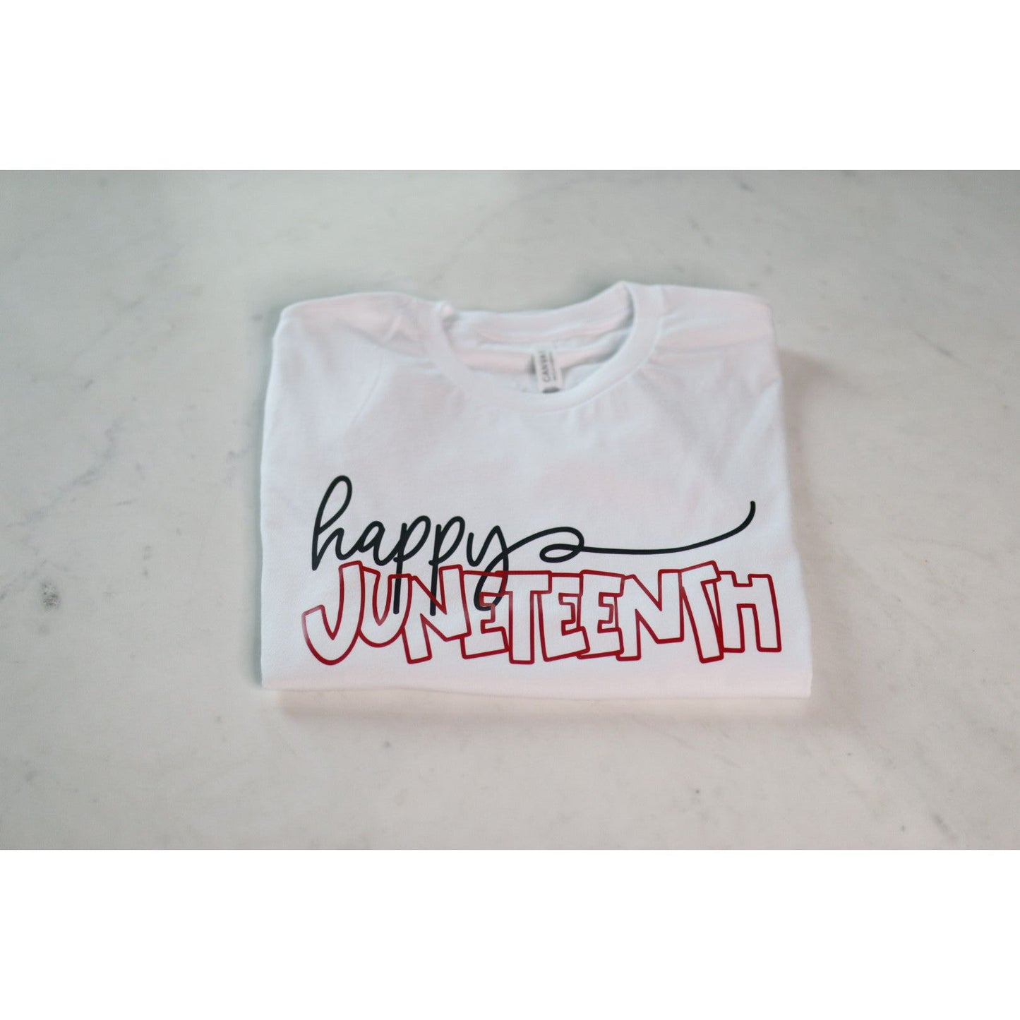 Short sleeve Happy Juneteenth tee